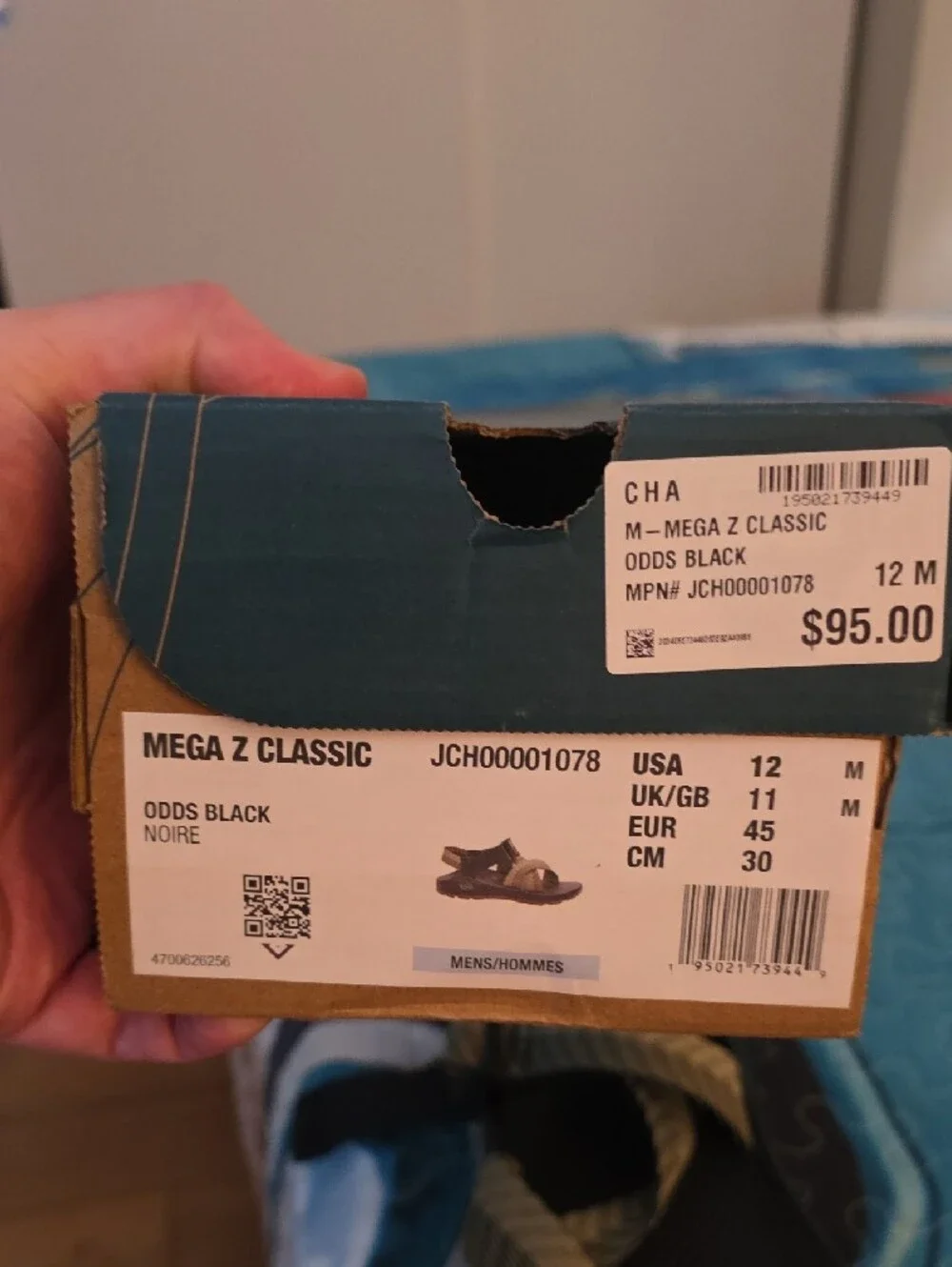 Chaco Men's Mega Z Classic Brand New